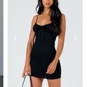 Black mini princess Polly dress